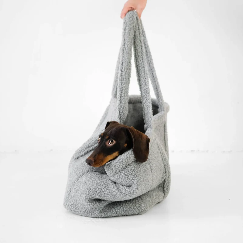 Hundetragetasche Teddy Shopper Grey