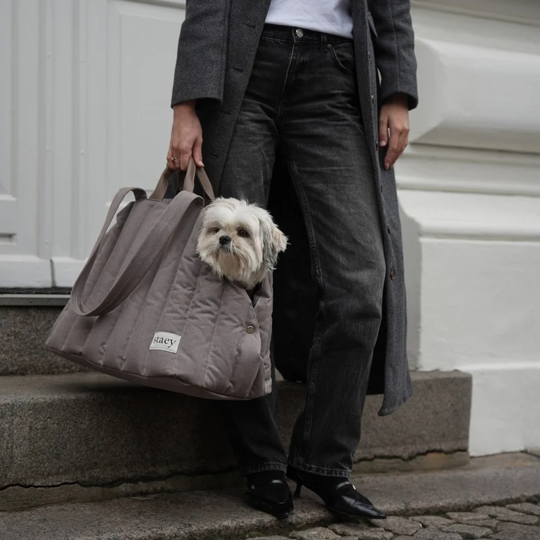 Hundetragetasche Elva Taupe