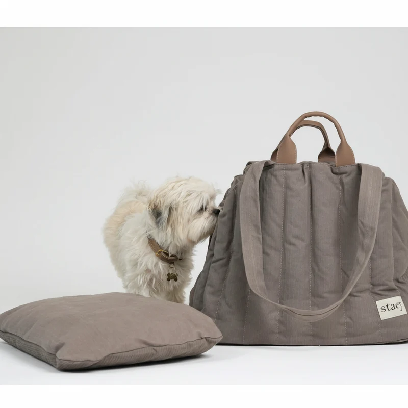 Hundetragetasche Elva Taupe