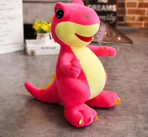 Plüschtier Dinosaurier – Kuscheltier - Stofftier pink