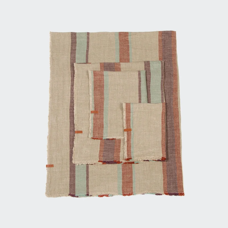 Hundedecke Linen Stripes
