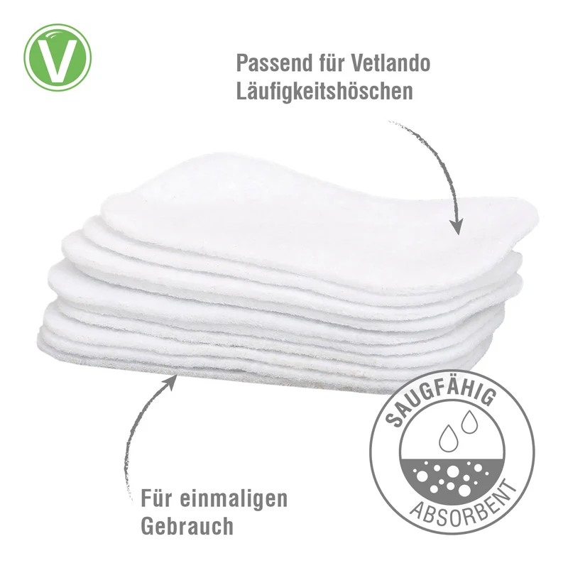 Einlagen für Vetlando Läufigkeitshöschen