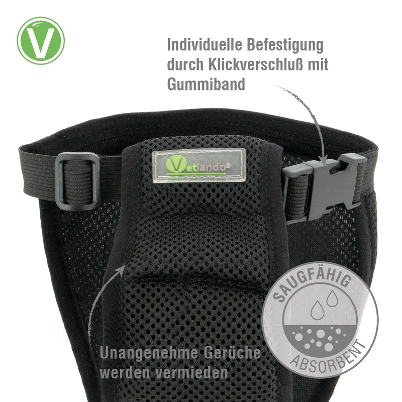 Läufigkeitshöschen Schwarz