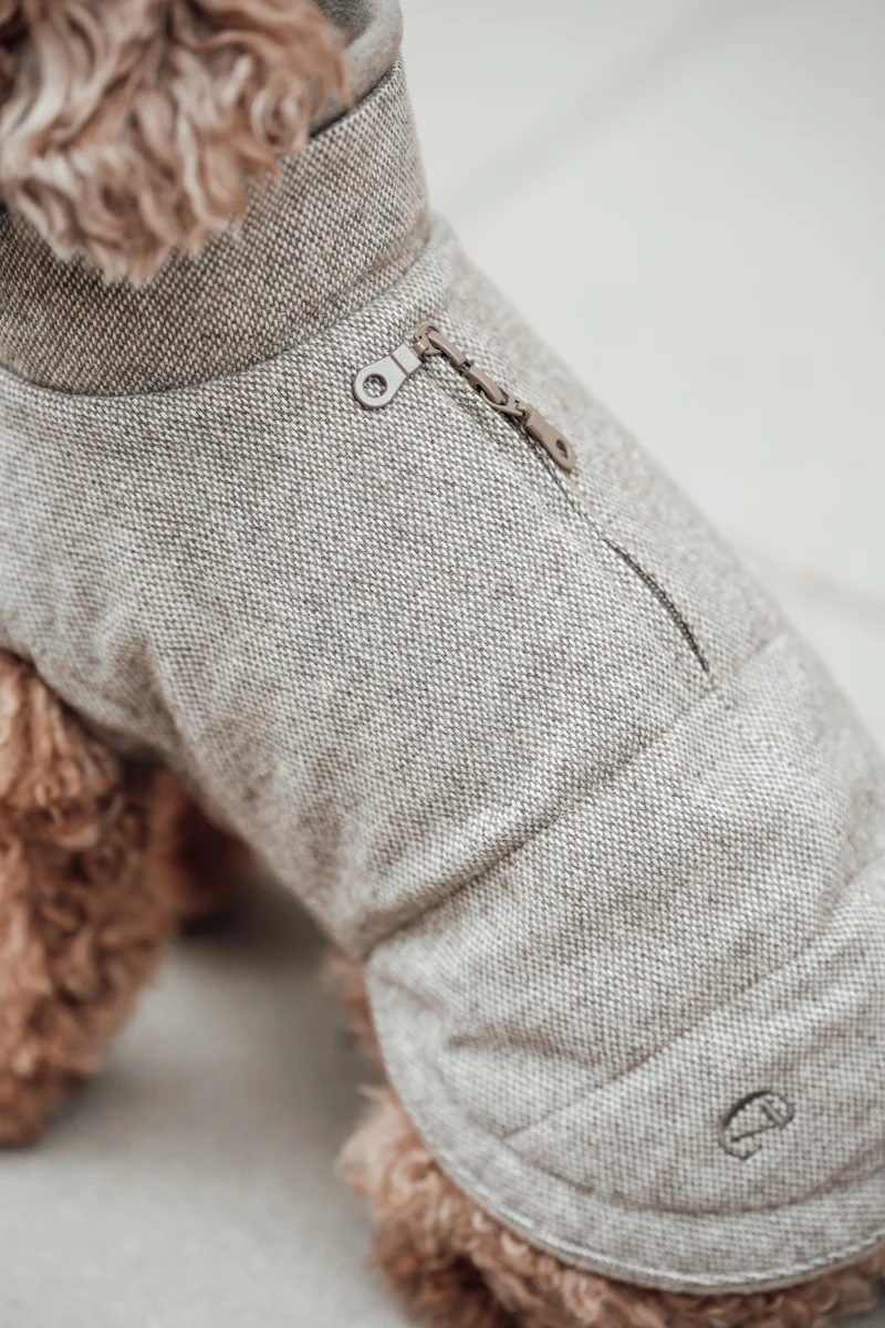 Hundemantel Brooklyn Tweed Beige