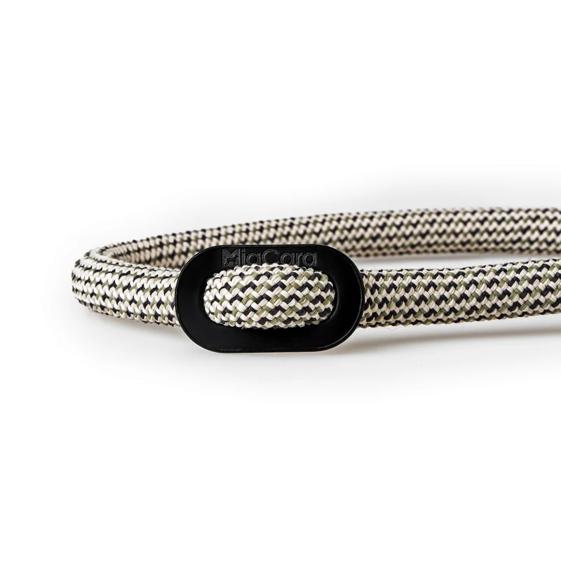 Monza Zugstopp Halsband Asphalt - Greige - Grolive
