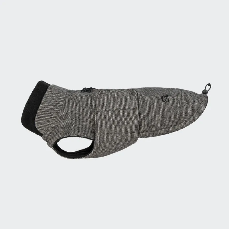 Hundemantel Brooklyn DACKEL Tweed Black