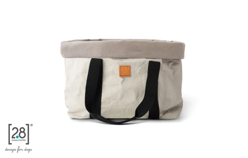 DOROTHEA Paper Dog Bag Grey Canvas