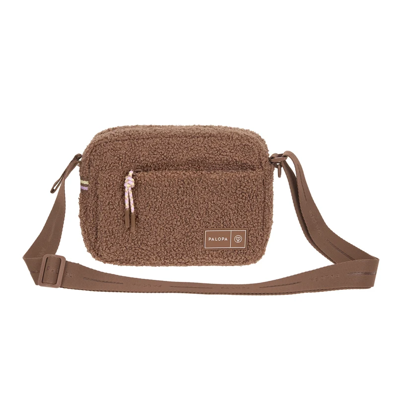 Square Bag Noka Teddy-Fleece Brown - Limited Edition