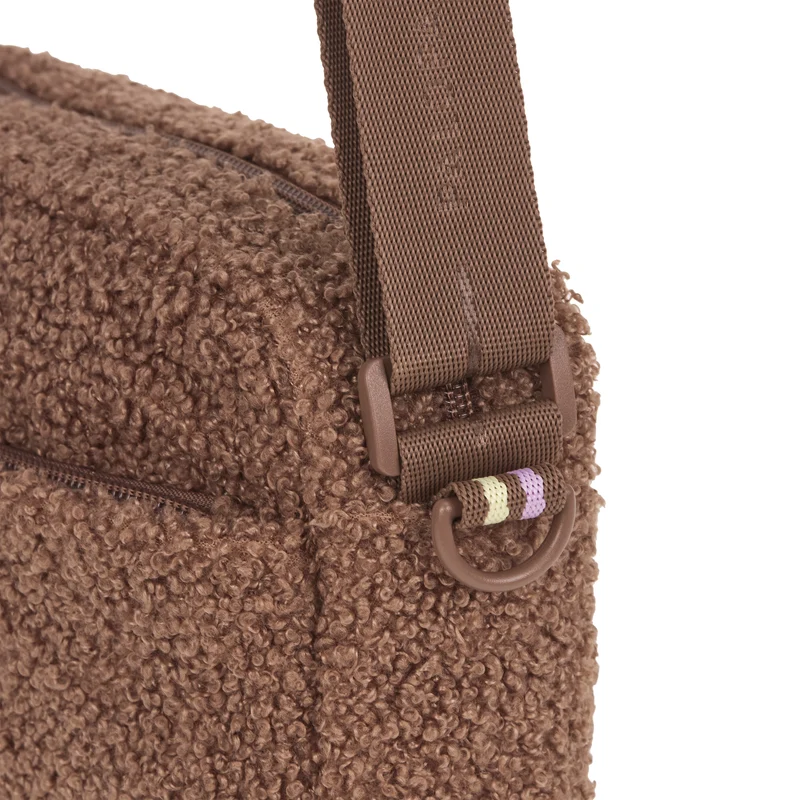 Square Bag Noka Teddy-Fleece Brown - Limited Edition