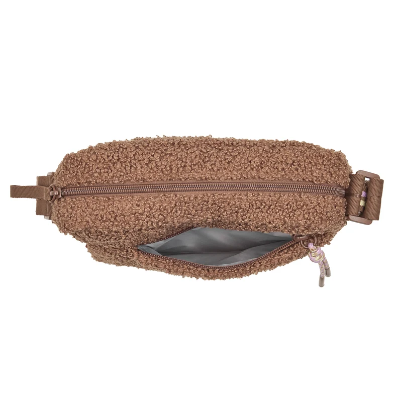 Square Bag Noka Teddy-Fleece Brown - Limited Edition