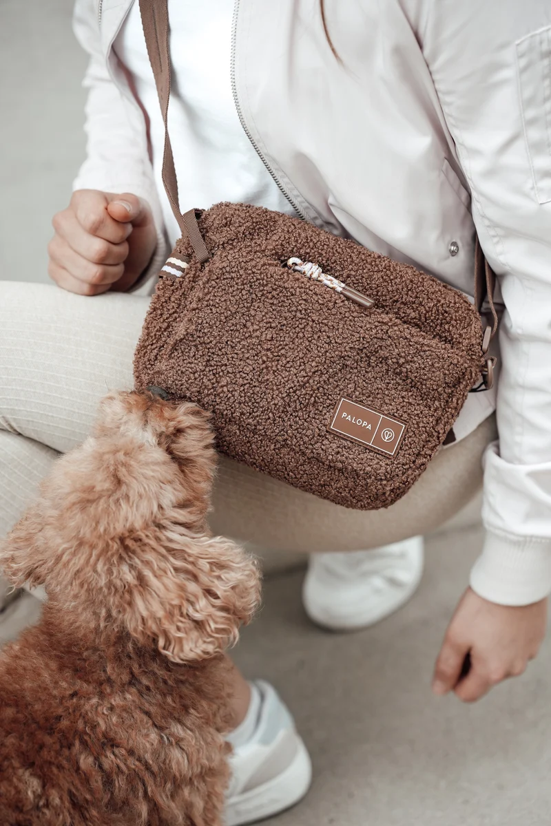 Square Bag Noka Teddy-Fleece Brown - Limited Edition