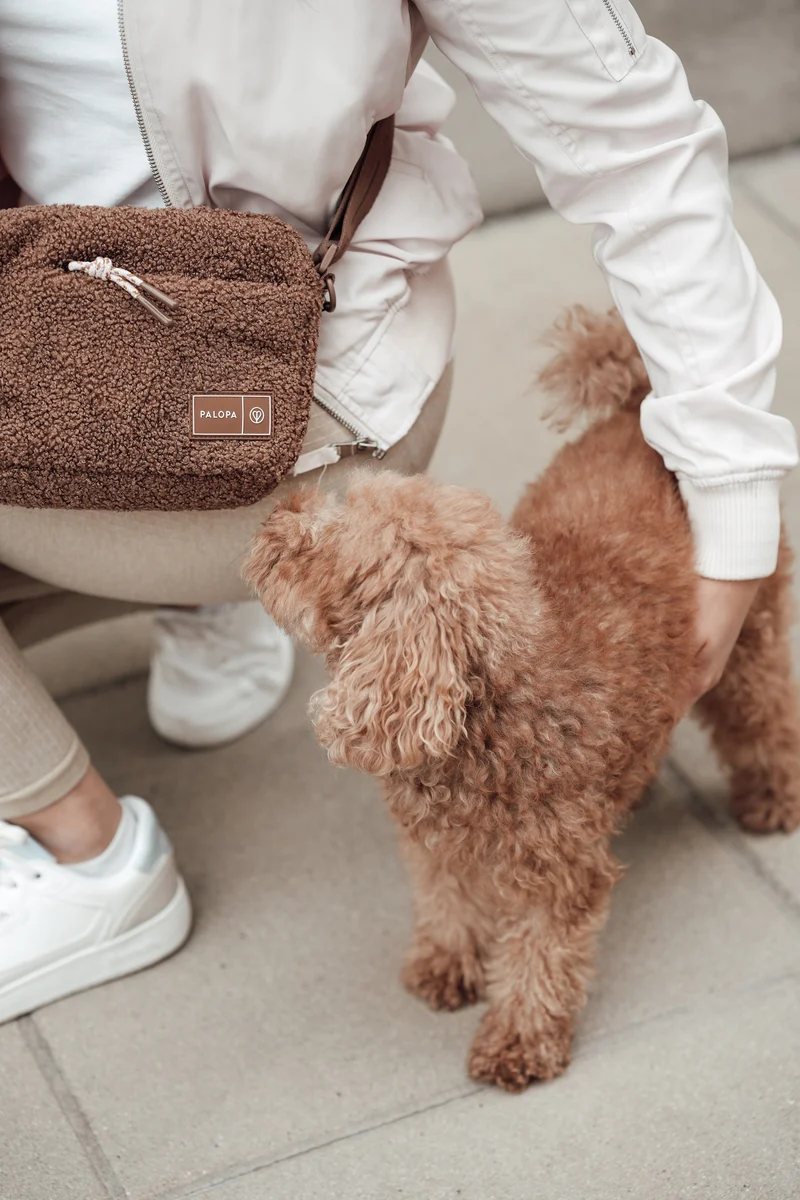 Square Bag Noka Teddy-Fleece Brown - Limited Edition