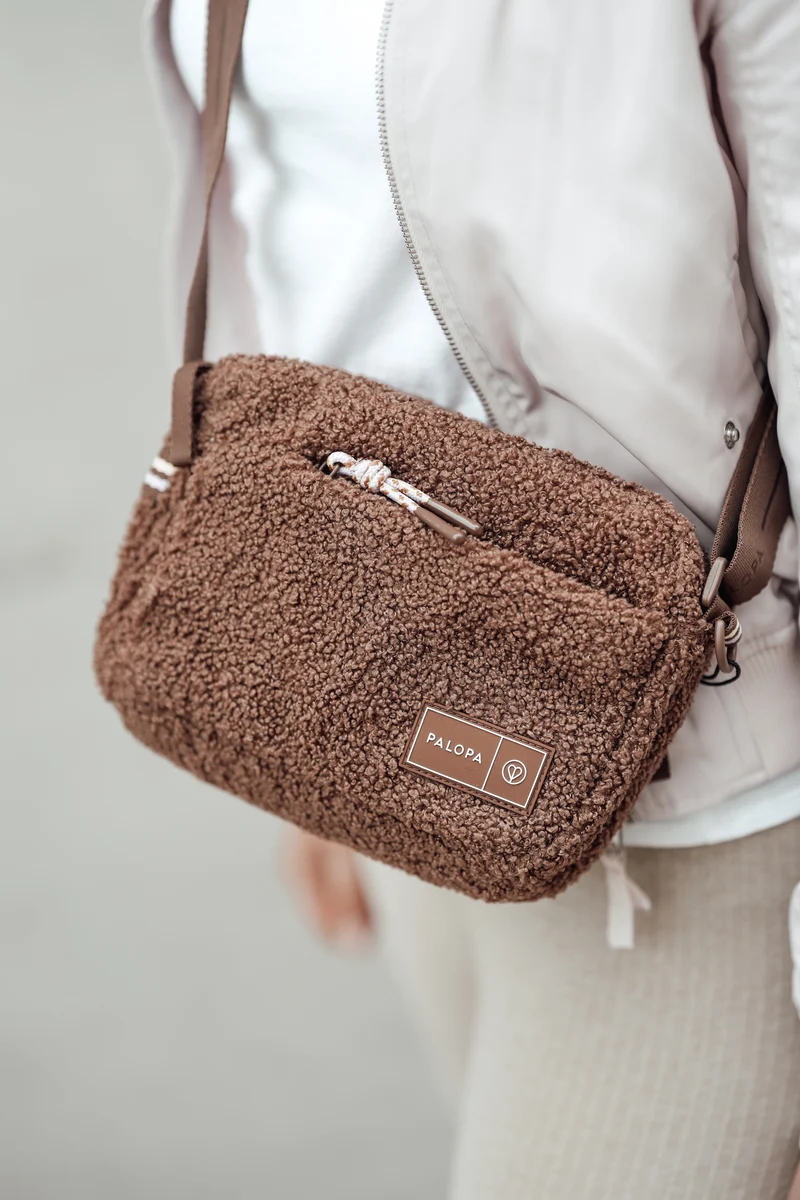 Square Bag Noka Teddy-Fleece Brown - Limited Edition