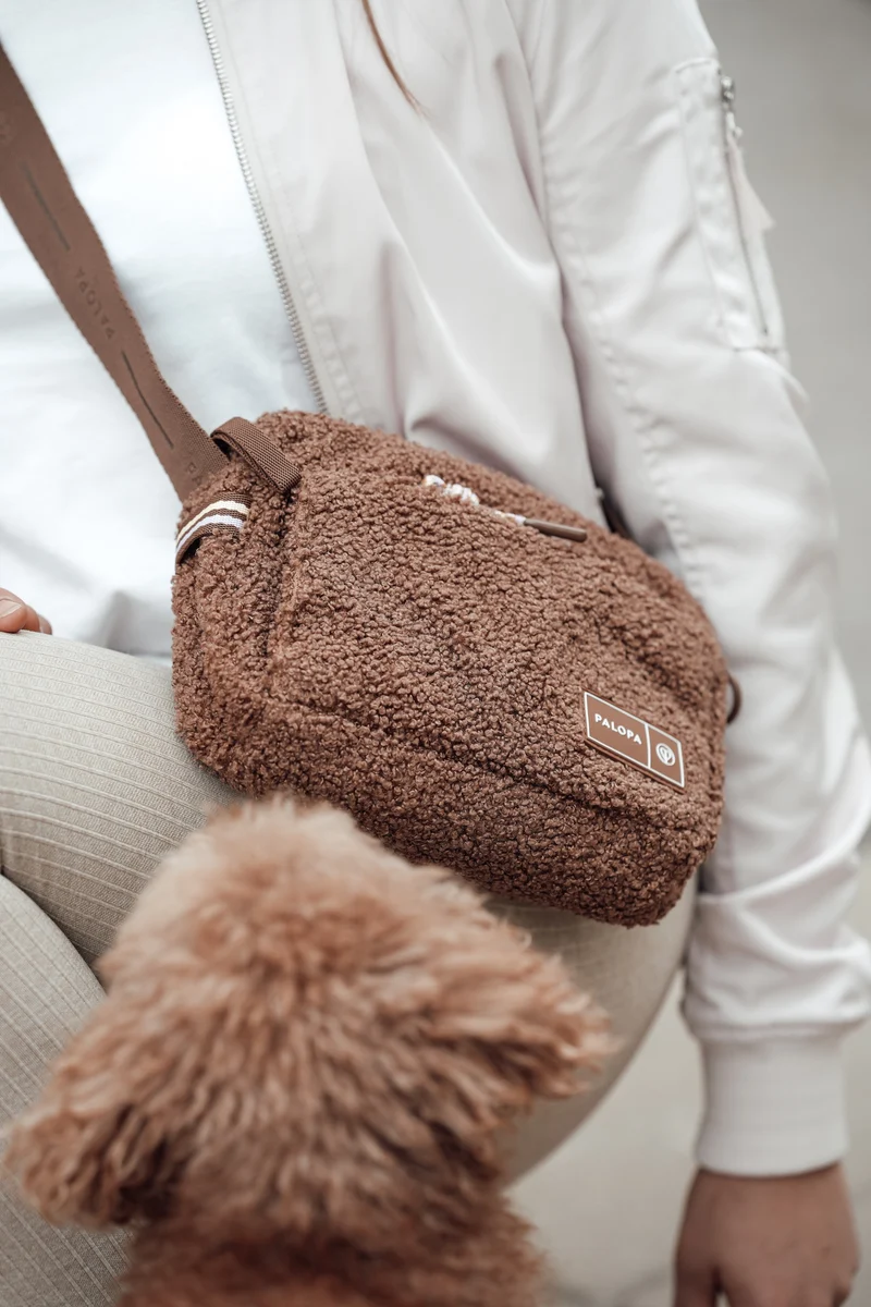 Square Bag Noka Teddy-Fleece Brown - Limited Edition