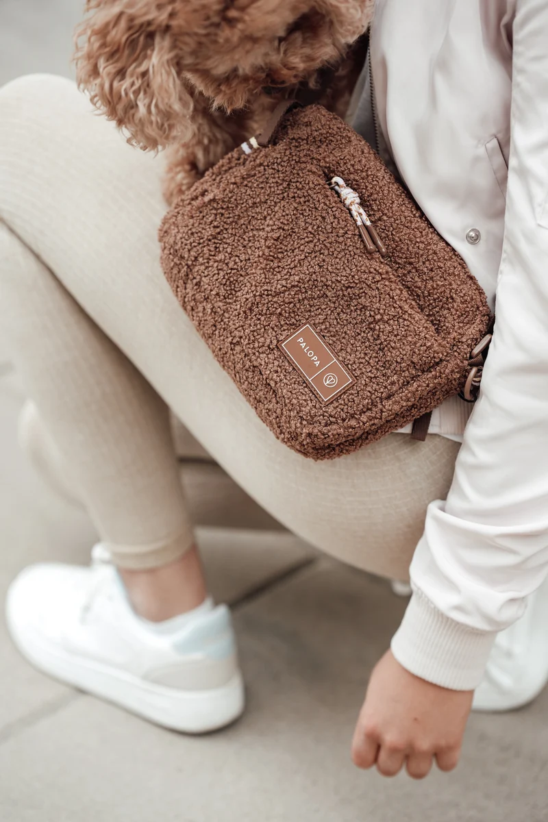 Square Bag Noka Teddy-Fleece Brown - Limited Edition