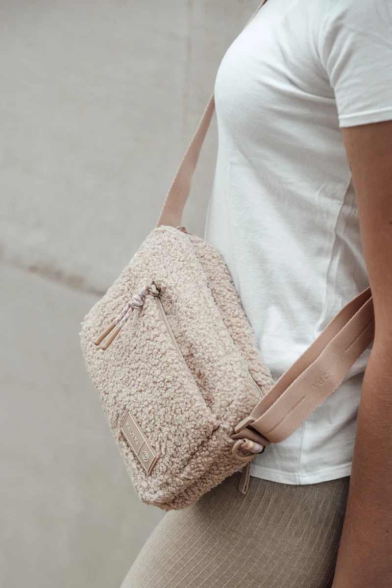 Square Bag Noka Teddy-Fleece Beige - Limited Edition