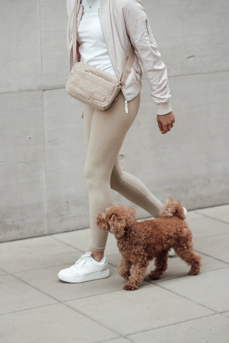 Square Bag Noka Teddy-Fleece Beige - Limited Edition