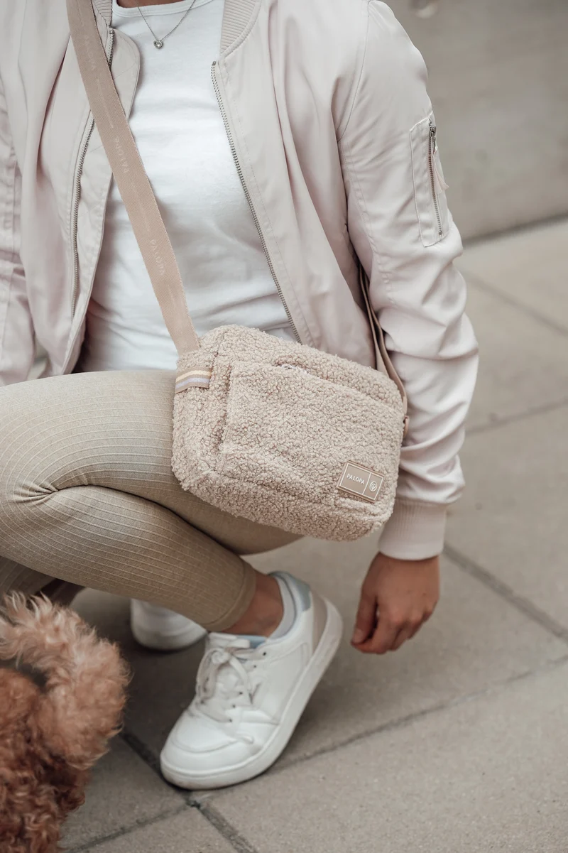 Square Bag Noka Teddy-Fleece Beige - Limited Edition