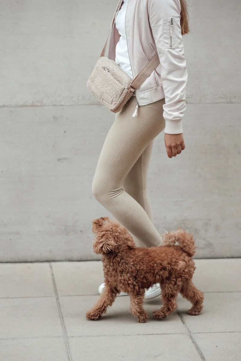 Square Bag Noka Teddy-Fleece Beige - Limited Edition