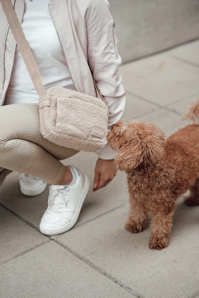 Square Bag Noka Teddy-Fleece Beige - Limited Edition