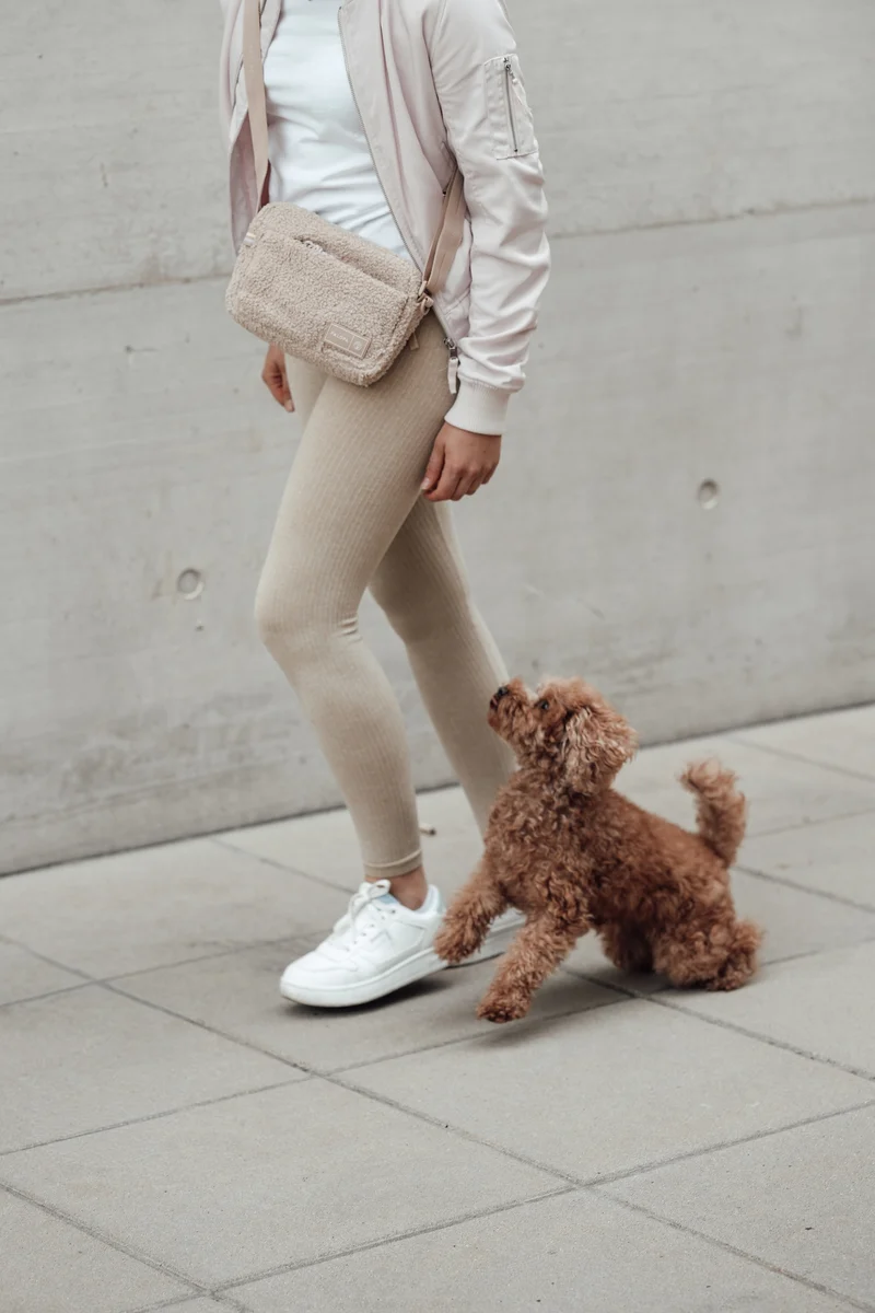 Square Bag Noka Teddy-Fleece Beige - Limited Edition
