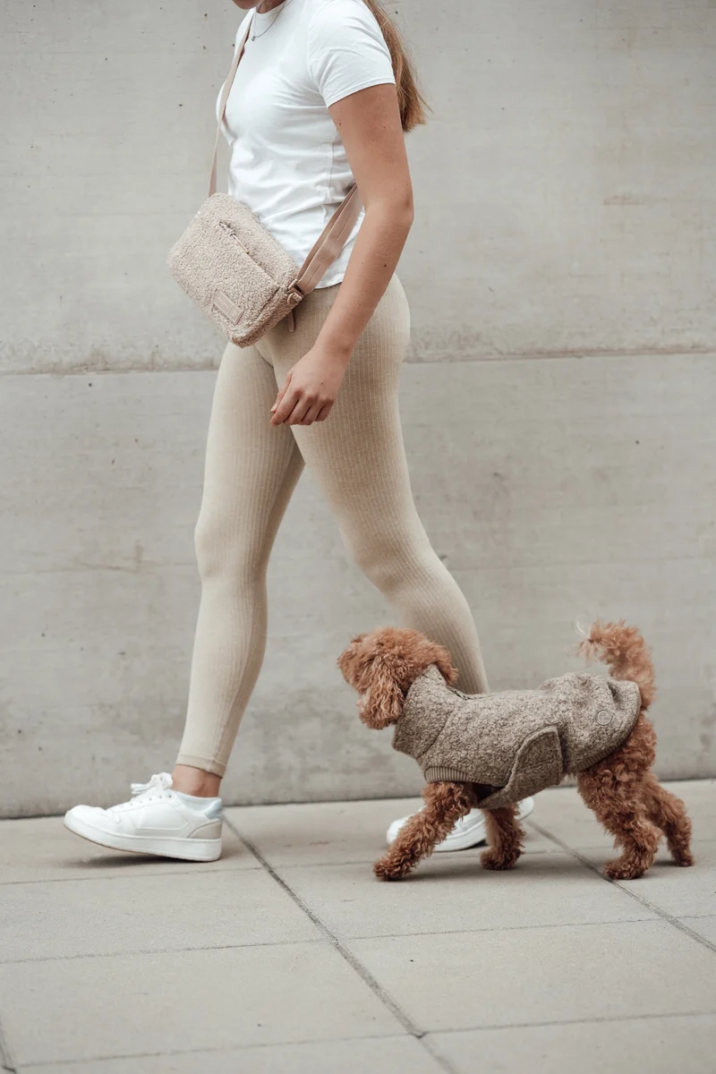 Square Bag Noka Teddy-Fleece Beige - Limited Edition