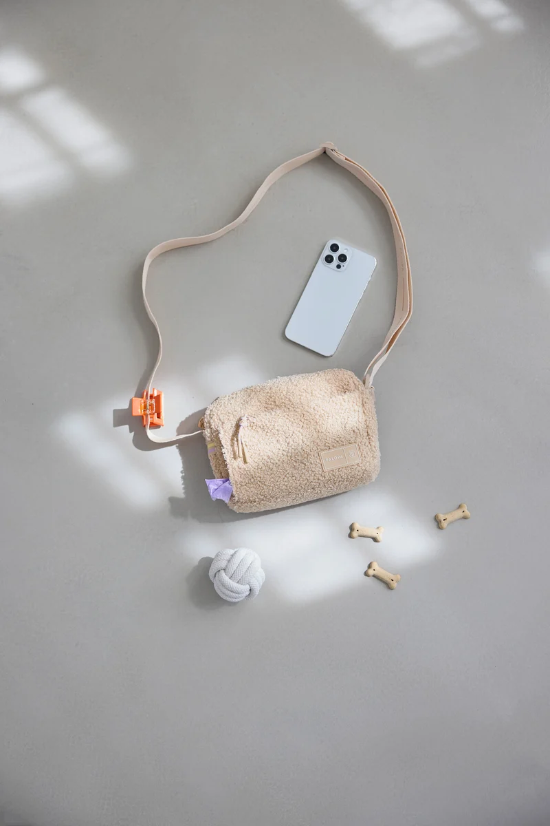 Square Bag Noka Teddy-Fleece Beige - Limited Edition
