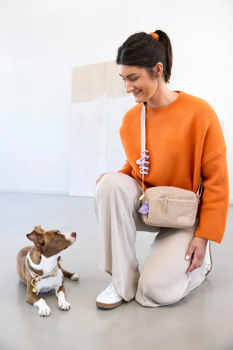 Square Bag Noka Teddy-Fleece Beige - Limited Edition