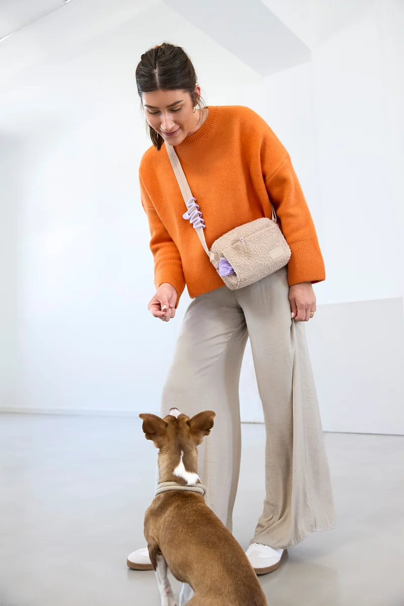 Square Bag Noka Teddy-Fleece Beige - Limited Edition