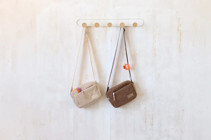 Square Bag Noka Teddy-Fleece Beige - Limited Edition