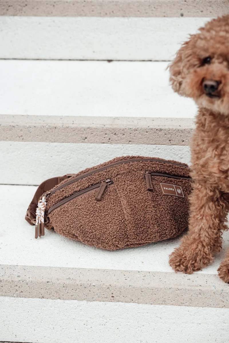 Hunde Leckerlibeutel Emma Teddy-Fleece Brown - Limited Edition
