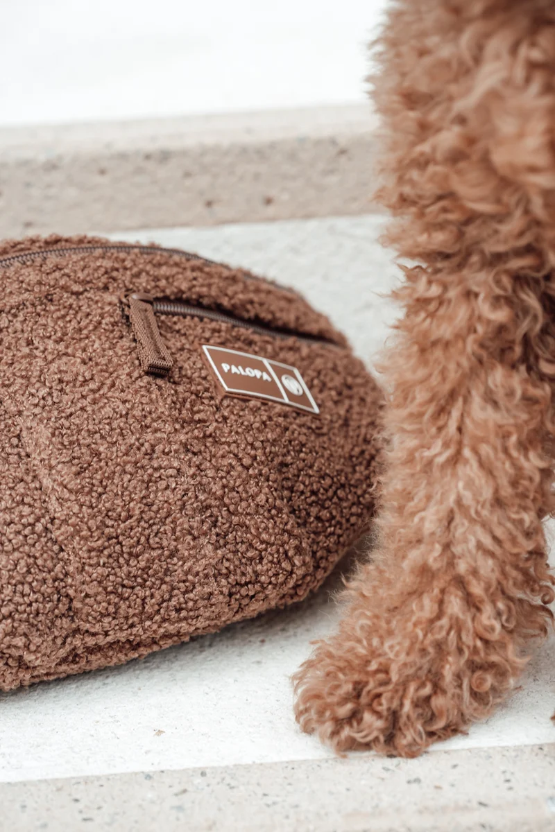 Hunde Leckerlibeutel Emma Teddy-Fleece Brown - Limited Edition