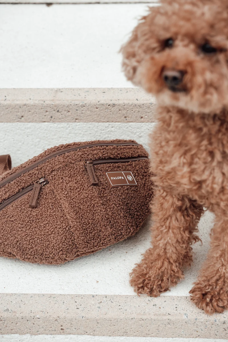 Hunde Leckerlibeutel Emma Teddy-Fleece Brown - Limited Edition