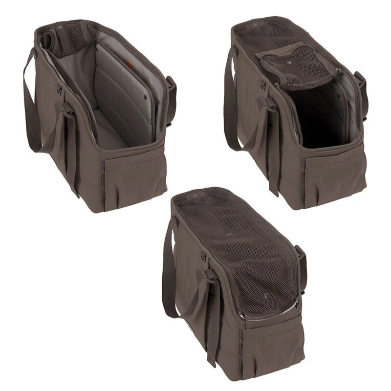 Hundetragetasche Weda Crinkled Chocolate