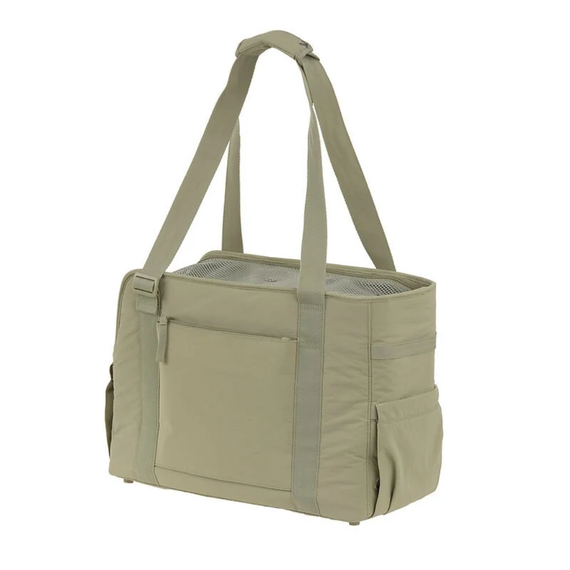 Hundetragetasche Weda Crinkled Pale Olive