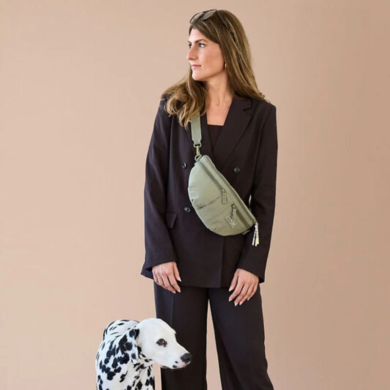 Leckerlibeutel Emma Crinkled Pale Olive