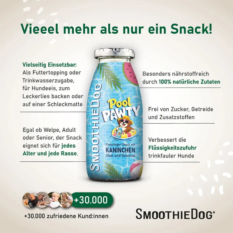 Hundesmoothie Summer-Edition Pool Pawty