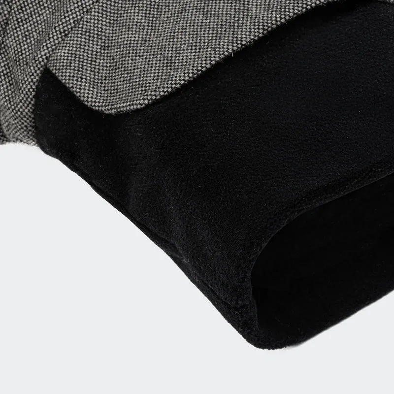 Windhundmantel Brooklyn Long Tweed Black