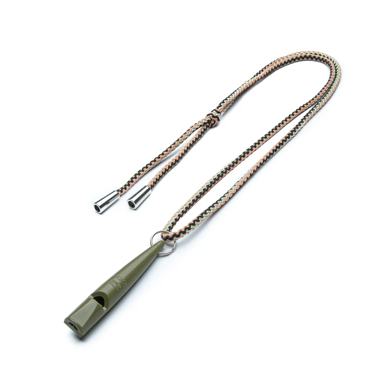 Hundepfeife ACME 210.5 mit Umhängeband Olive