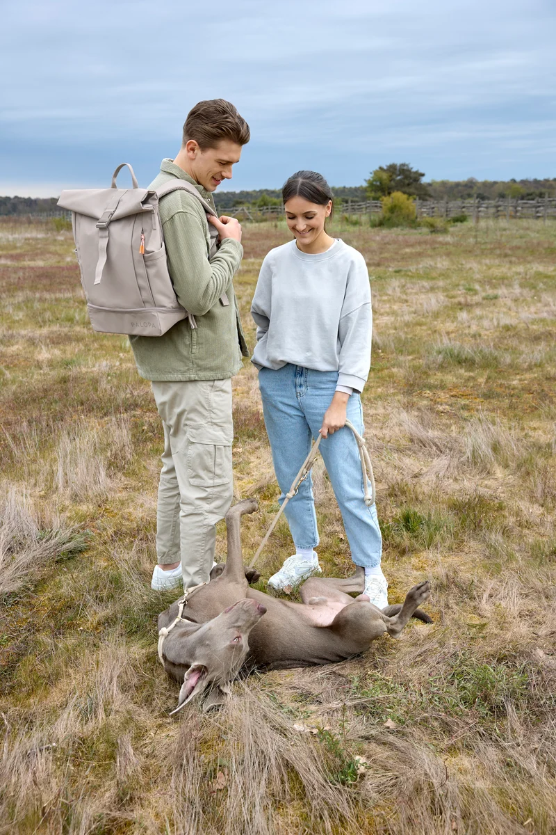 Rucksack Rolltop Yoska Taupe