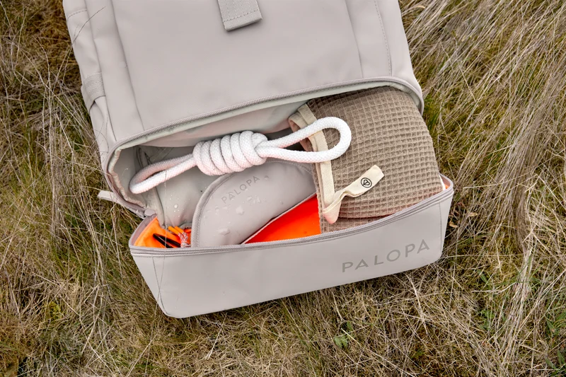Rucksack Rolltop Yoska Taupe