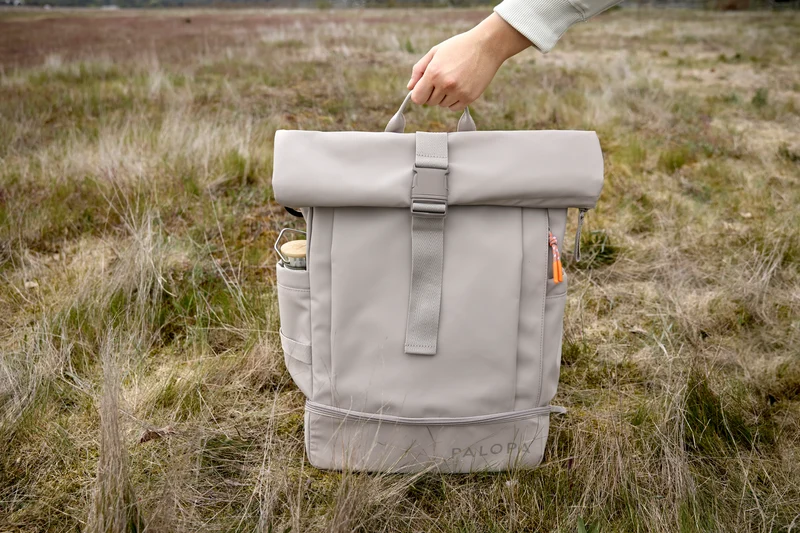 Rucksack Rolltop Yoska Taupe