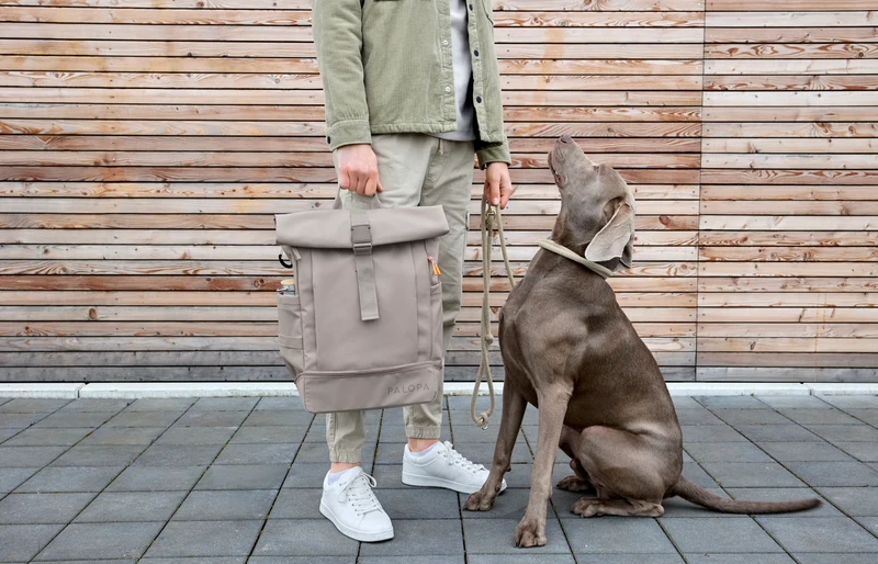 Rucksack Rolltop Yoska Taupe