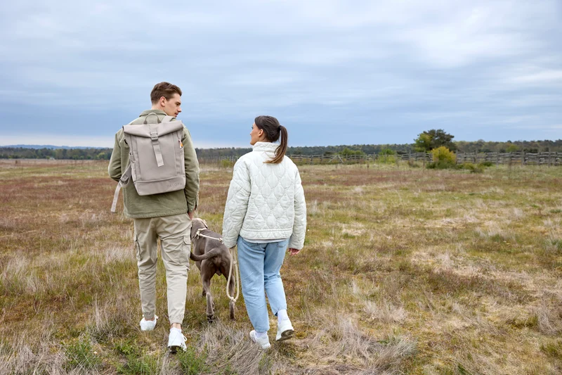 Rucksack Rolltop Yoska Taupe