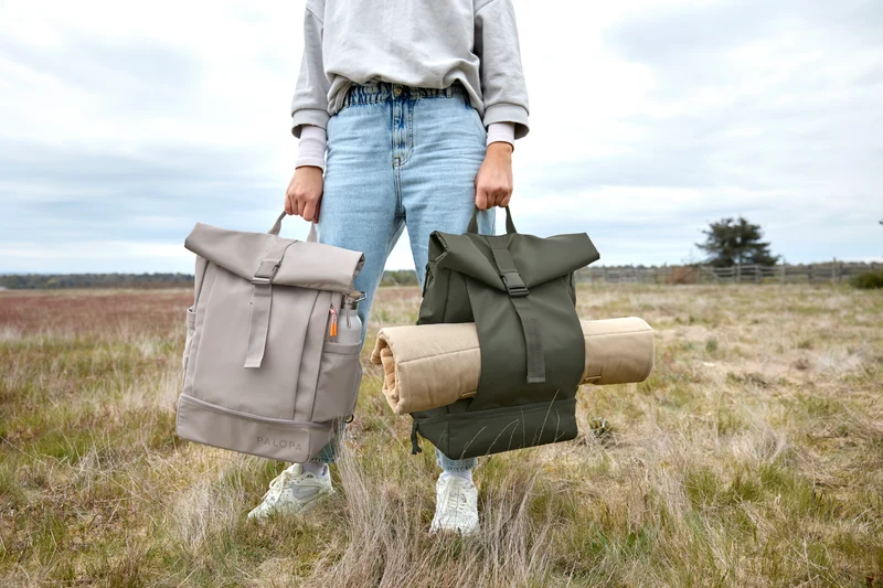 Rucksack Rolltop Yoska Taupe