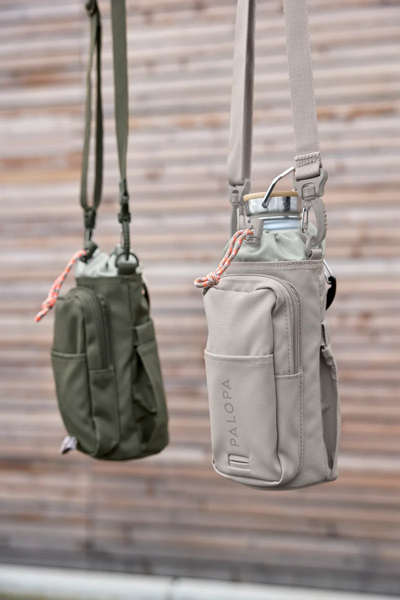 Flaschen- und Leckerlitasche Boudi Taupe