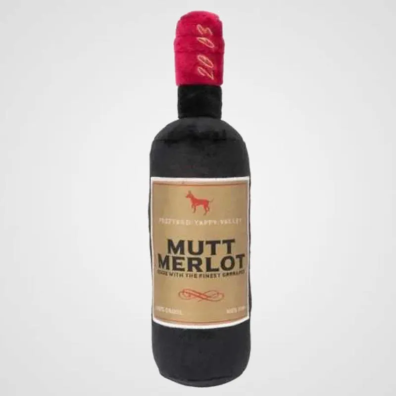 FUZZYARD - WUNDERBARE WEINE - Mutt Merlot | lustiges Hundespielzeug