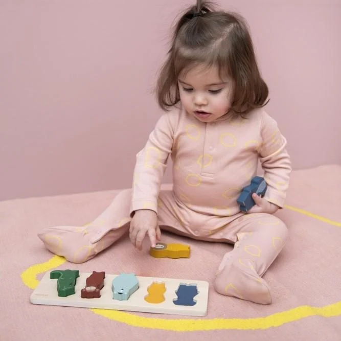 Holzspielzeug HOLZPUZZLE mit Tieren für Kinder von Trixie