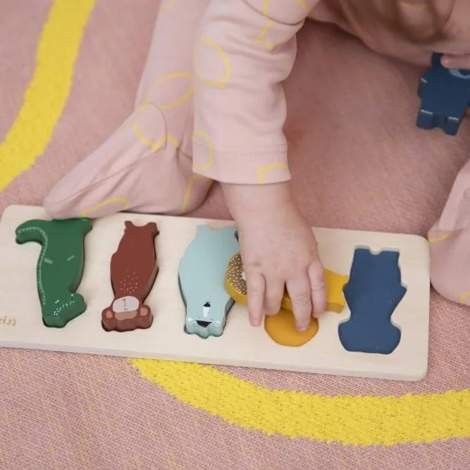 Holzspielzeug HOLZPUZZLE mit Tieren für Kinder von Trixie
