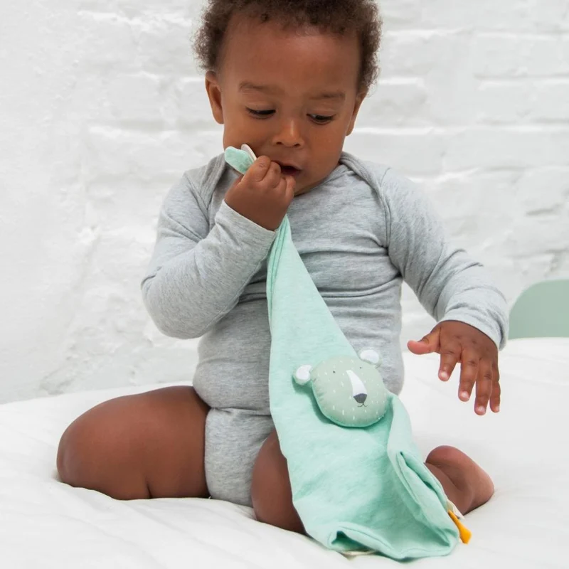 Schnuffeltuch ANIMALS für Baby Bio Baumwolle von Trixie